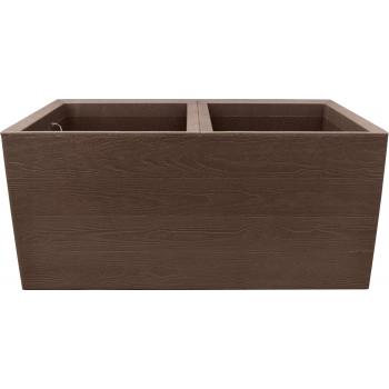 Doniczka Karo- Eco Coffee Espresso 80x40