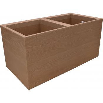 Doniczka Karo Eco- Eco Wood 80x40 + wkłady