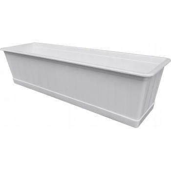 Skrzynka balkonowa +podstawka 60cm biała
