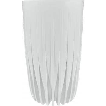 Doniczka Mira śr.25cm- Biała- Wysoka