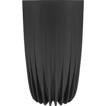 Doniczka Mira śr.25cm-Czarna- Wysoka
