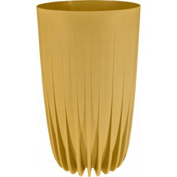 Doniczka Mira śr.25cm-Miodowa- Wysoka