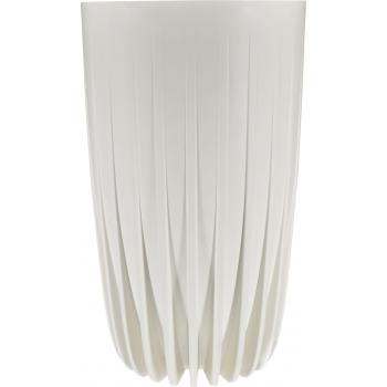 Doniczka Mira śr.25cm- Biała- Kremowa