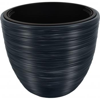 Doniczka okrągła Furu 30cm- Antracyt