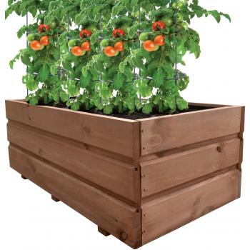 Drewniana donica-doniczka z drewna 80cm-teak