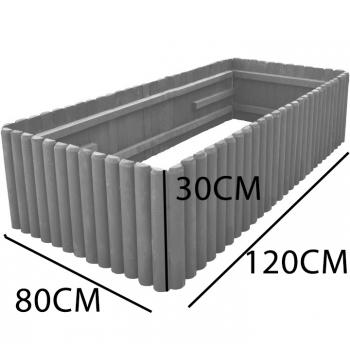 Warzywniak - Zielnik 120x80x30cm +folia mahoń