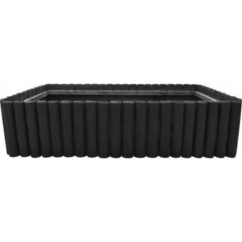Warzywniak Grządka Inspekt 120x100x30cm +folia Heban
