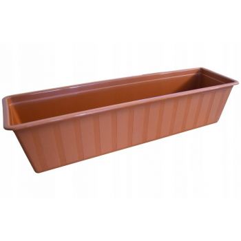 Skrzynka balkonowa+ podstawka 60cm terakota