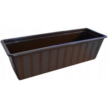 Skrzynka balkonowa +podstawka 50cm brąz
