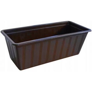 Skrzynka balkonowa +podstawka 40cm brąz