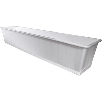 Skrzynka balkonowa + Podstawka 80cm Biała