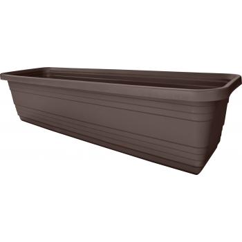 Skrzynka balkonowa Bona 60cm Brąz + haki