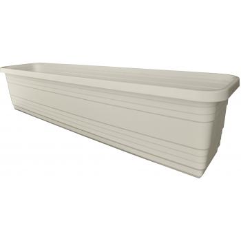 Skrzynka balkonowa Bona 60cm Kremowa + haki