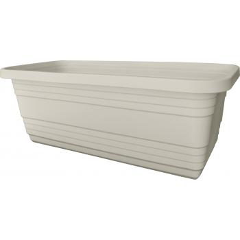 Skrzynka balkonowa Bona 40cm Kremowa + haki