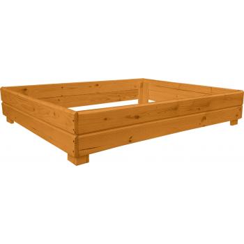 Drewniana piaskownica impregnowana 150x120 mahoń+ GRATIS