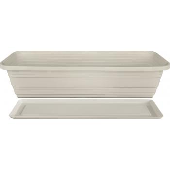 Skrzynka Balkonowa Bona+ Podstawka 60cm kremowa