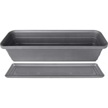 Skrzynka Balkonowa Bona+ Podstawka 60cm antracyt