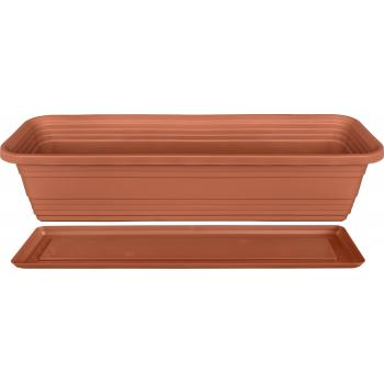 Skrzynka Balkonowa Bona+ Podstawka 60cm terakota